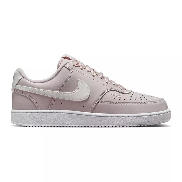 Nike Court Vision Next Nature Womens Low-Top Shoes White Violet Product Image