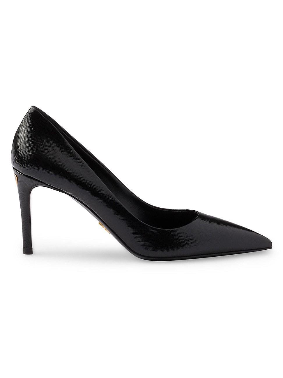 Womens Patent Saffiano Leather Pumps product image