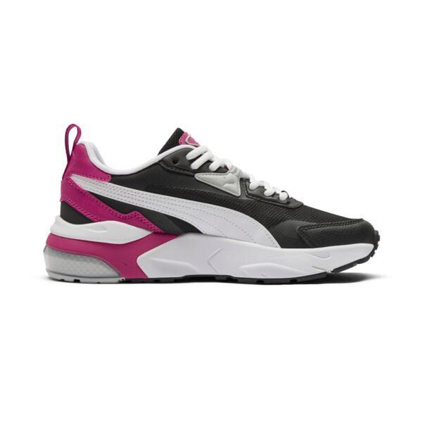 PUMA Vis2K Women's Sneaker in Black/White/Magenta Gleam Product Image