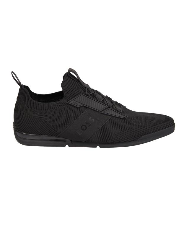 HUGO BOSS Saturn Sneakers In Black Product Image