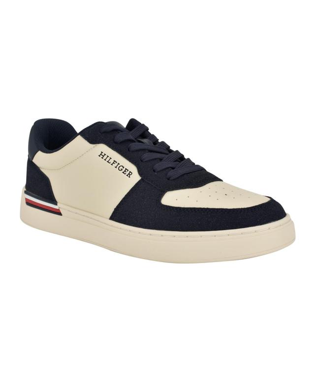 Tommy Hilfiger Mens Jeoffry Lace Up Fashion Sneakers - Navy Product Image