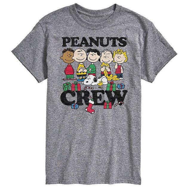 Big & Tall Peanuts Christmas Crew Tee, Mens Product Image