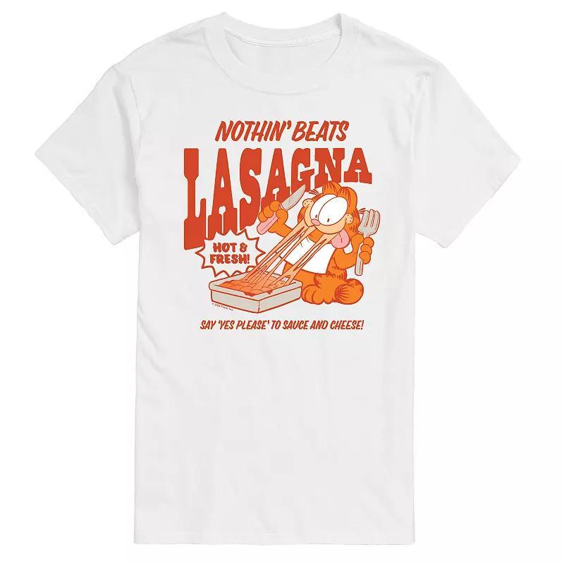 Mens Garfield Nothin Beats Lasagna Graphic Tee Product Image