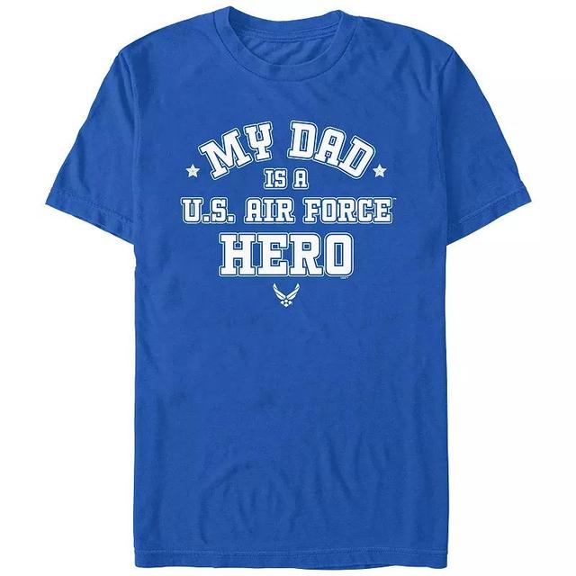 Mens My Dad Is A U.S. Air Force Hero Graphic Tee Product Image