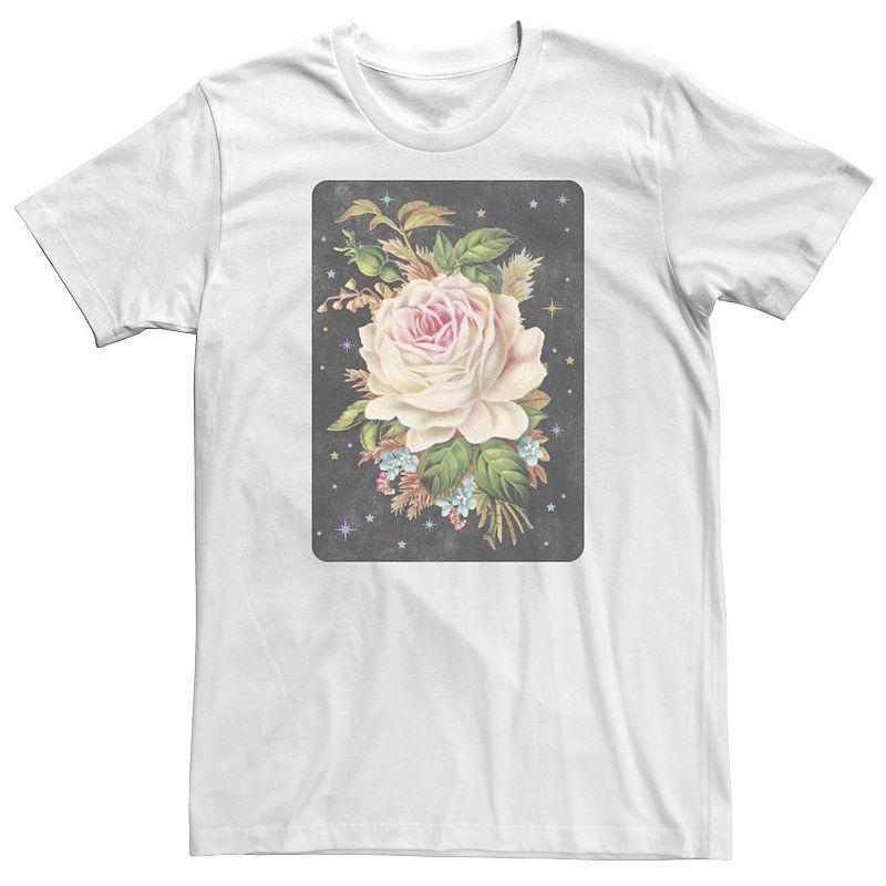 Big & Tall Trendy Rose Card Tee, Mens Product Image