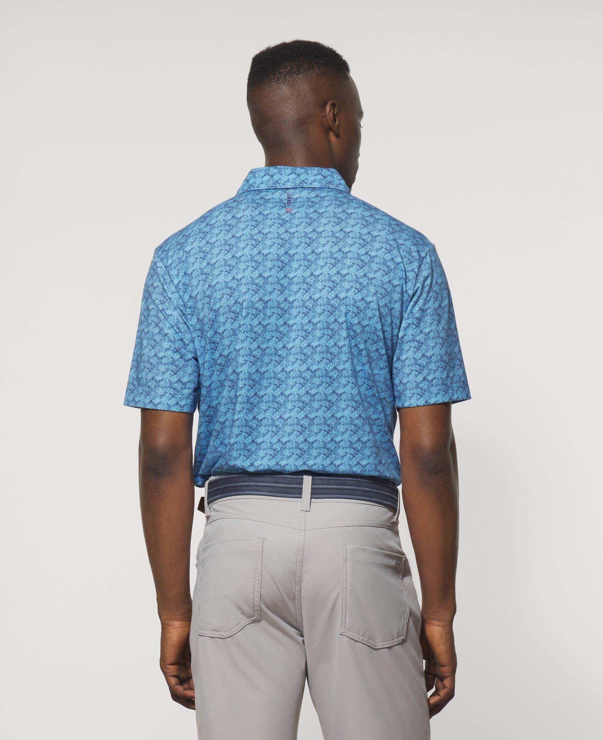 Sanford Printed Linxter Cotton Performance Polo Male Product Image