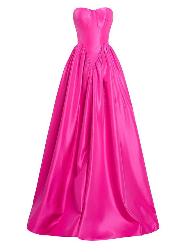 Womens Taffeta Drop-Waist Gown Product Image