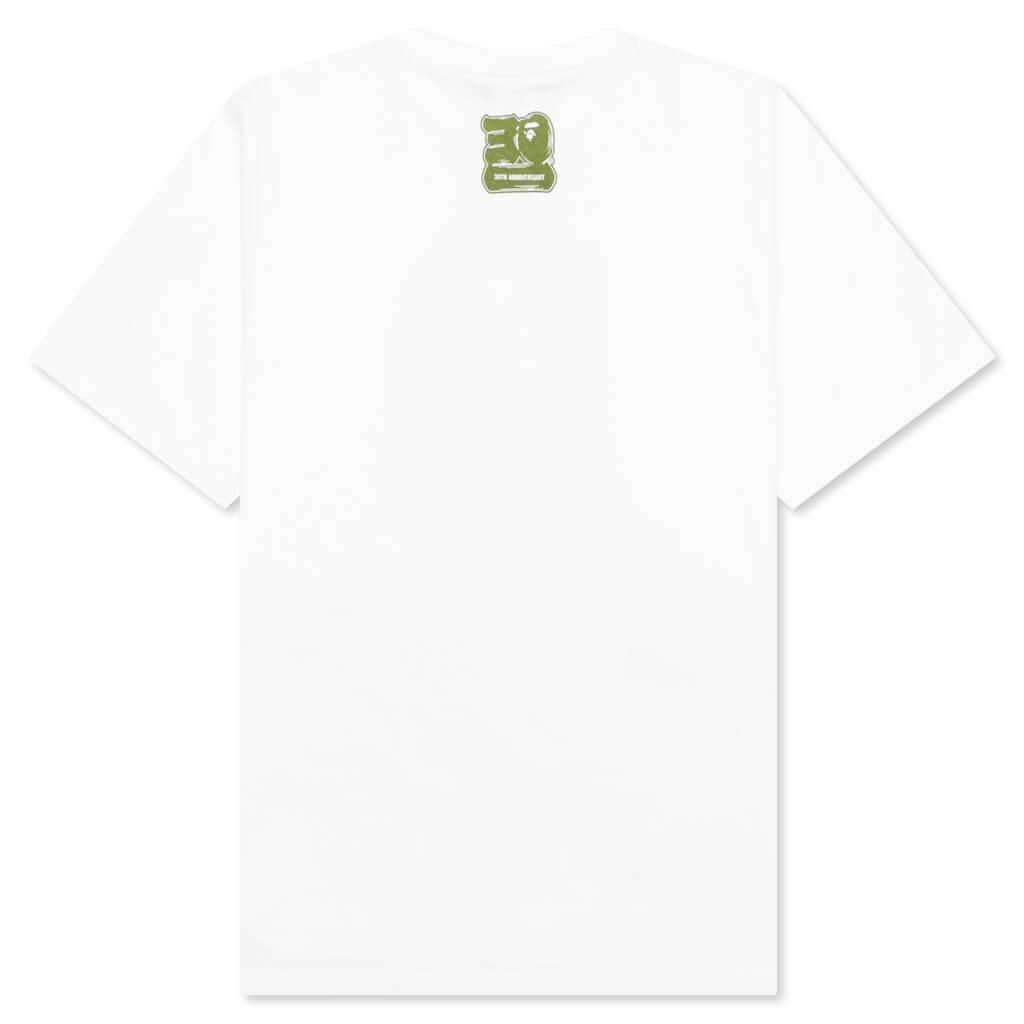 Bape 30th Anniversary Tee #1 M - White/Green Male Product Image