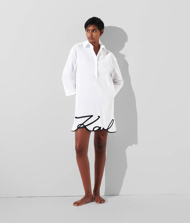 KARL SIGNATURE BEACH SHIRT DRESS Product Image