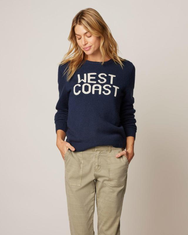 Coastal Cashmere Blend Crewneck Sweater Female Product Image