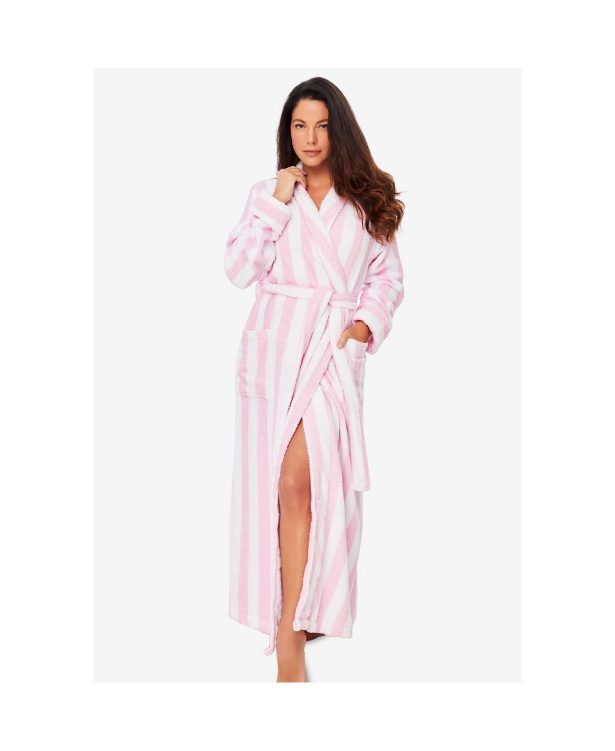 Dreams & Co. Womens Long Terry Robe Product Image