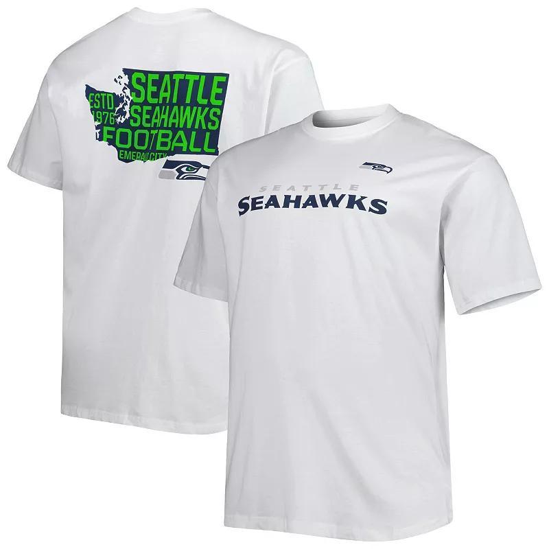 Mens Fanatics Branded Seattle Seahawks Big & Tall Hometown Collection Hot Shot T-Shirt Product Image