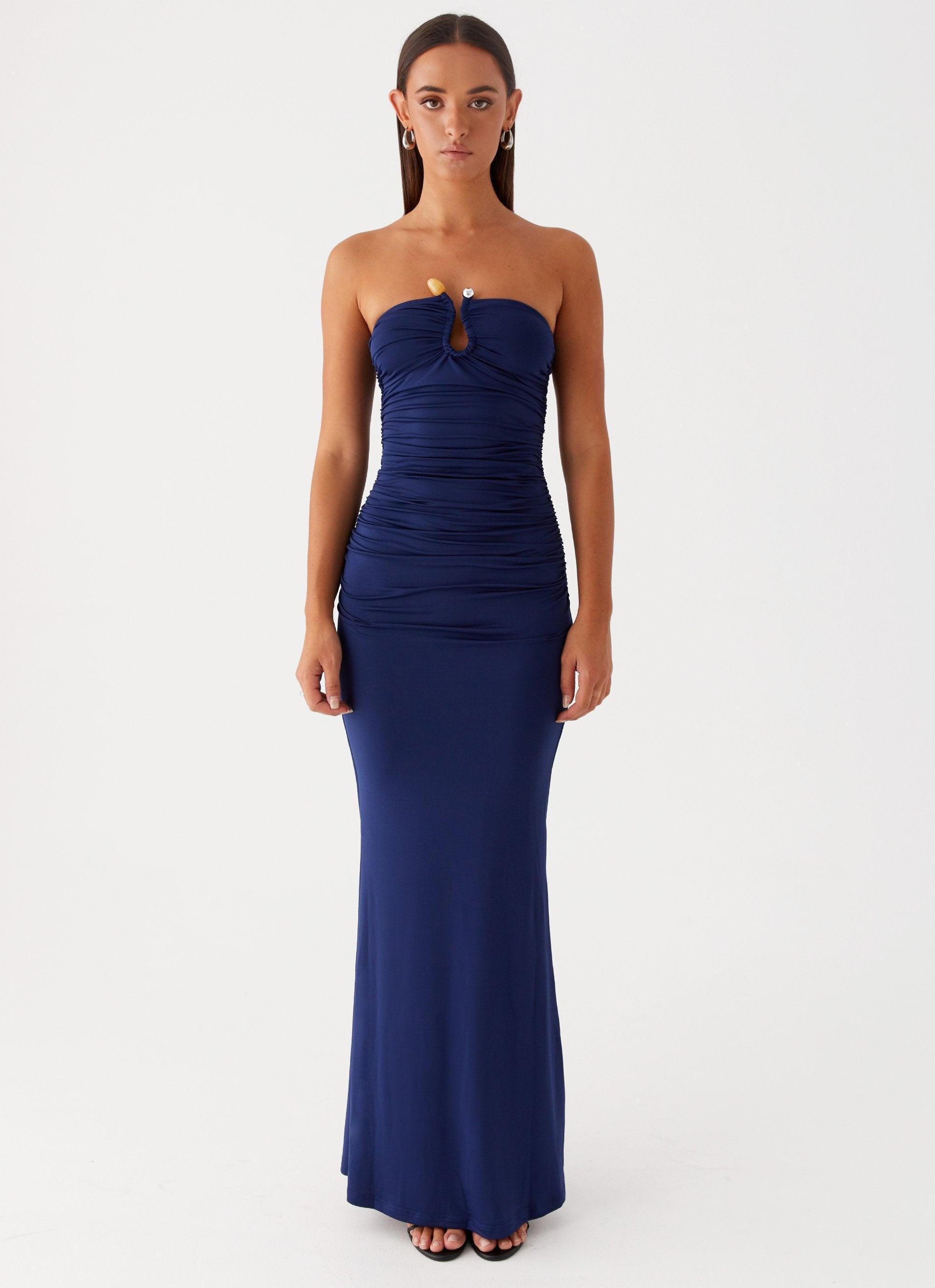 Rudy Maxi Dress - Navy Product Image