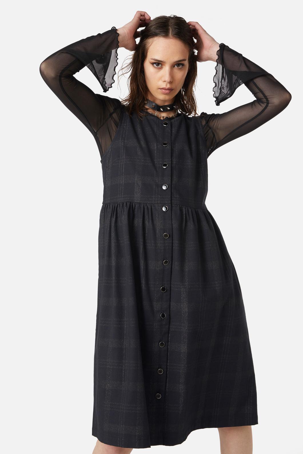 High Society Tartan Pinny Dress Product Image