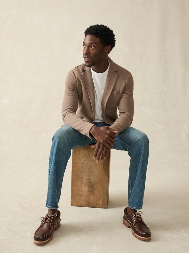 Inlet Knit Blazer (Tall) - Walnut Melange Male Product Image