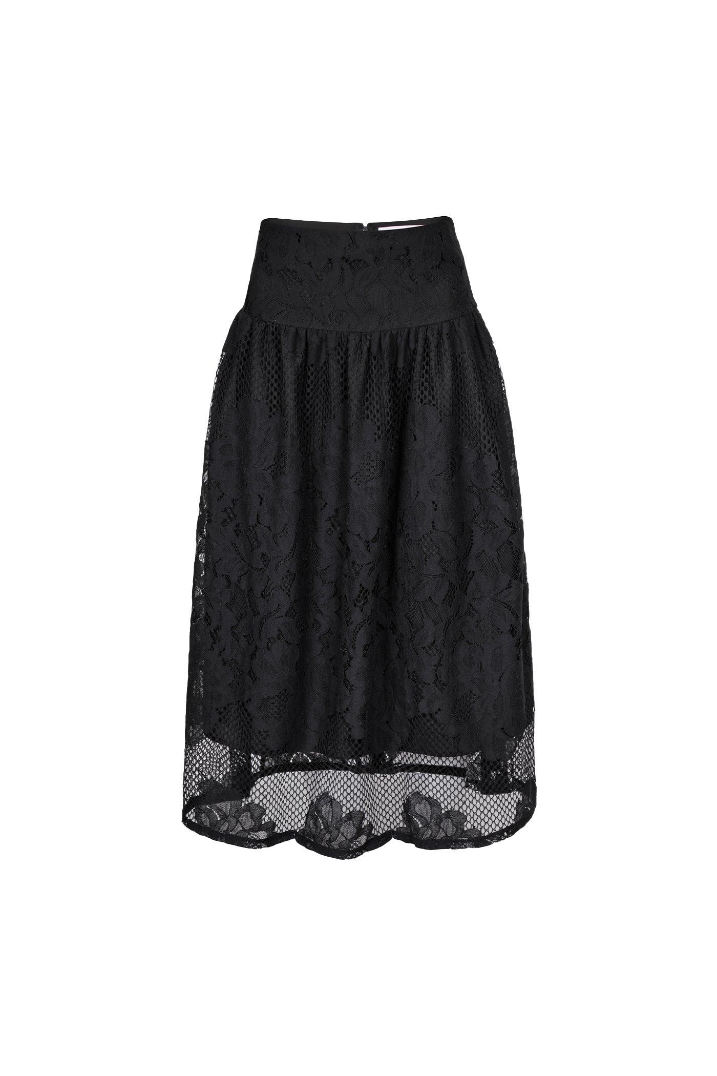 Lulu Skirt - Midnight Lace Product Image