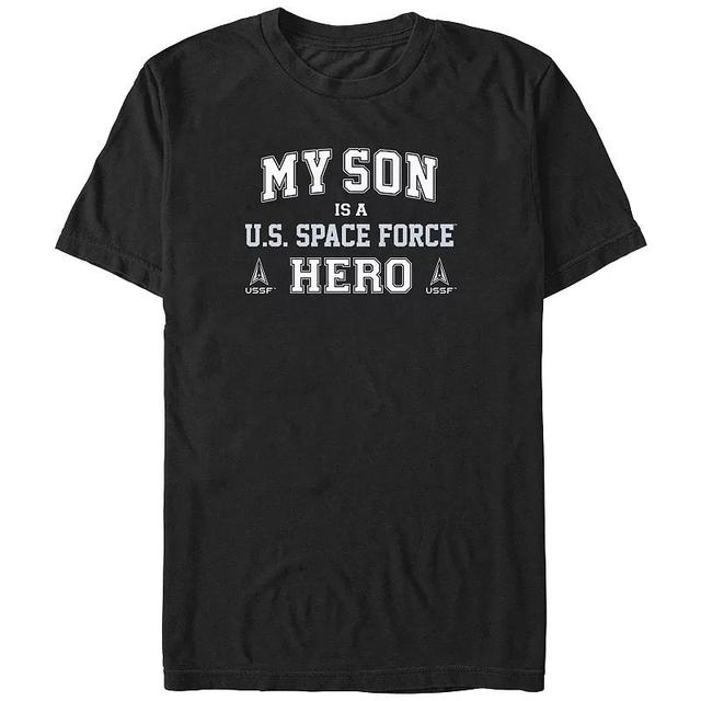 Mens My Son Is A U.S. Space Force Hero Graphic Tee Product Image