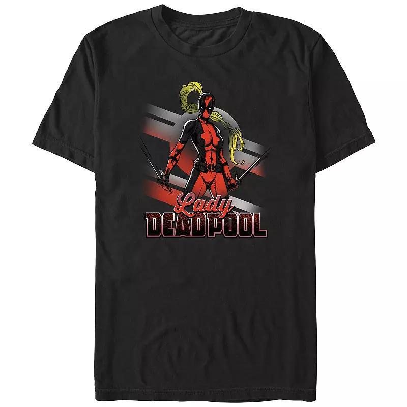 Big & Tall Marvel Lady Deadpool Poster Graphic Tee, Mens Product Image