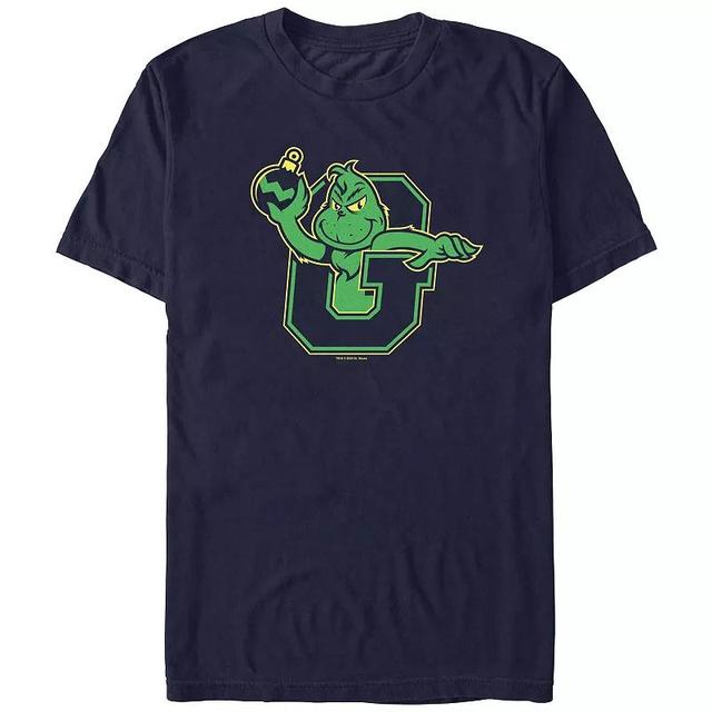 Big & Tall Dr. Seuss Grinch Ready To Attack Graphic Tee, Mens Blue Product Image