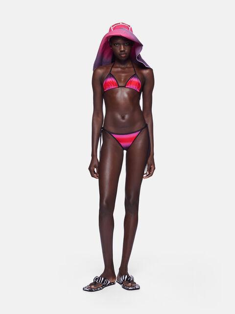 Red, black and fuchsia bikini Product Image