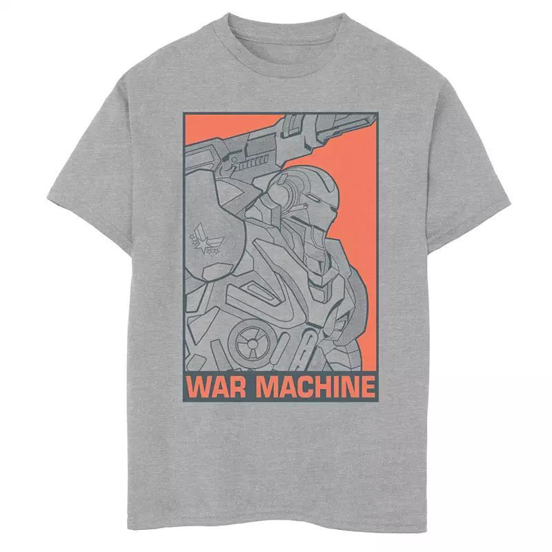 Boys 8-20 Marvel Pop War Machine Tee, Boys Athletic Grey Product Image