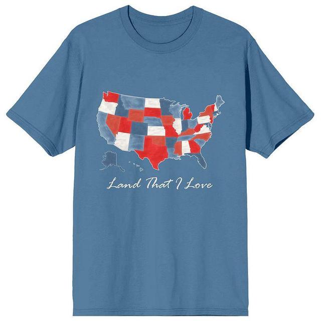 Mens Americana Map Land That I Tee Product Image