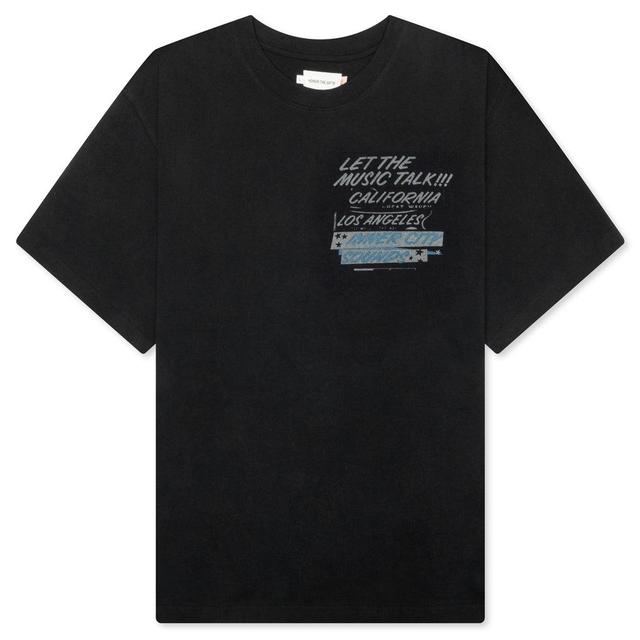 Music Language Tee - Black Male Product Image