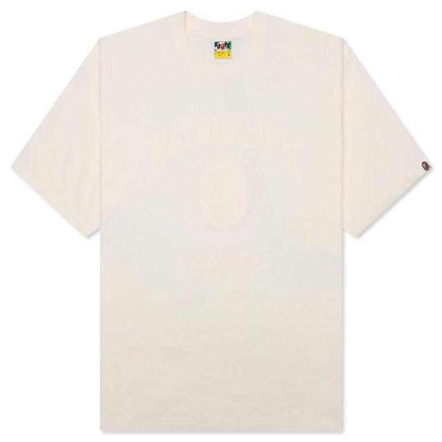 Bathing Ape Relaxed Fit Tee - Ivory Male Product Image