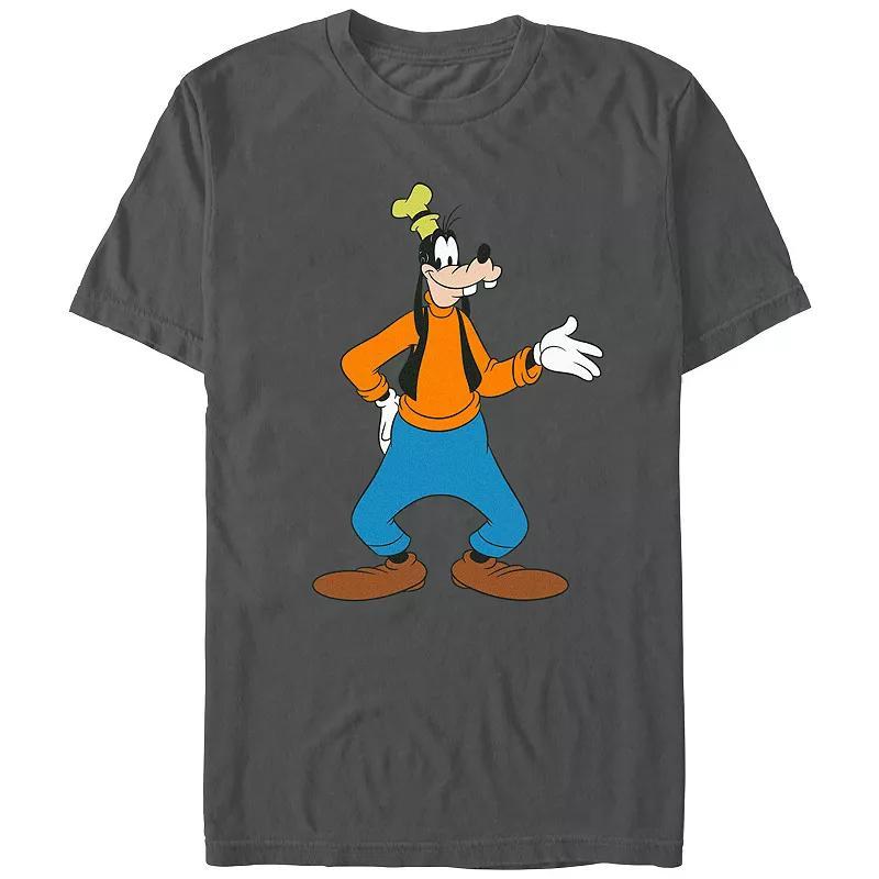 Mens Comfort Colors Disneys Mickey Mouse Classic Goofy Original Graphic Tee Grey Product Image