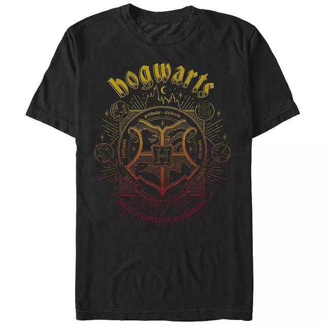 Mens Harry Potter Hogwarts Celestial Crest Graphic Tee Product Image