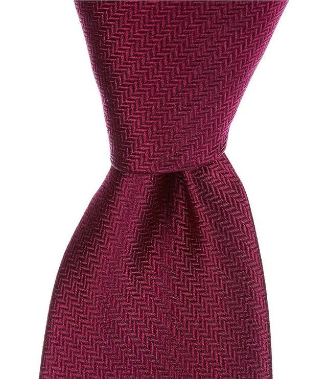 Cremieux Solid Textured Slim 3#double; Silk Tie Product Image