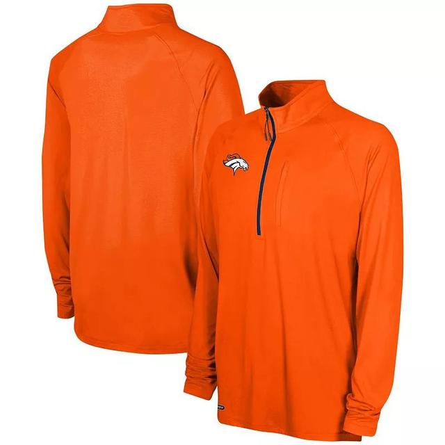 Mens Denver Broncos Combine Authentic Raglan Quarter-Zip Top Product Image