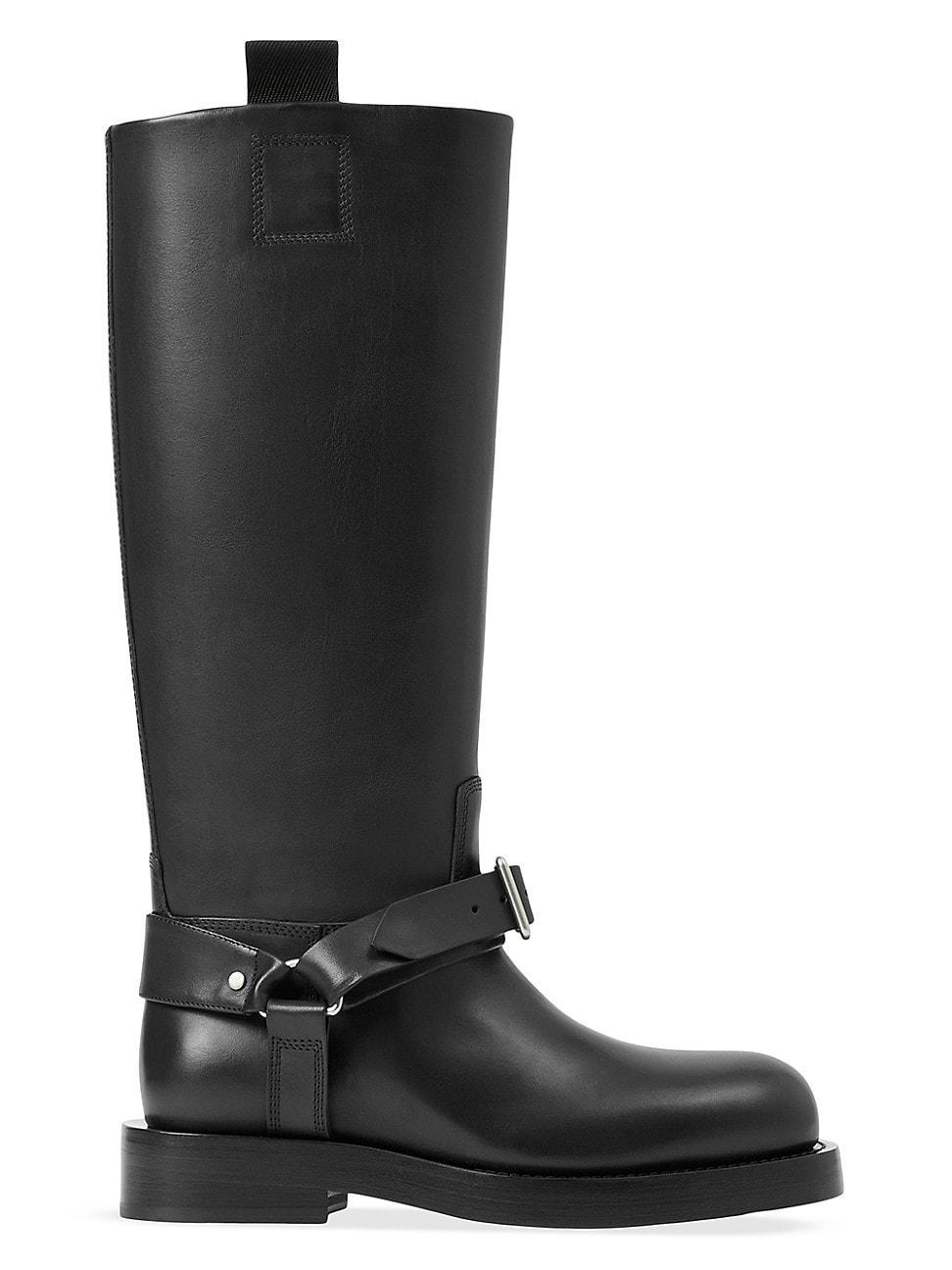 Womens Saddle Leather Knee-High Boots product image