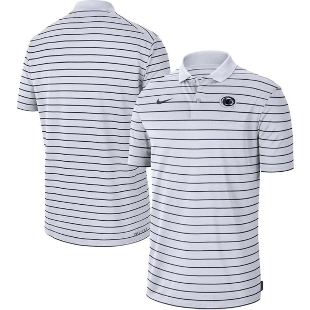 NIKE White Penn State Nittany Lions Icon Victory Coaches 2022 Early Season Performance Polo Product Image