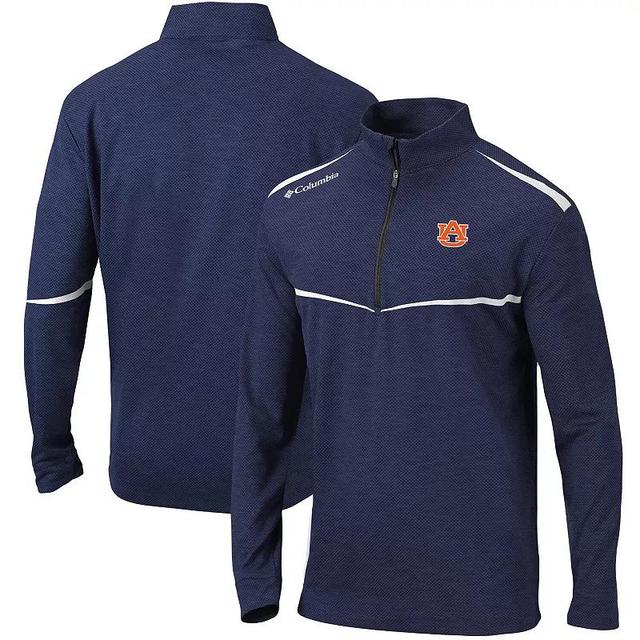 Mens Columbia Auburn Tigers Scorecard Quarter-Zip Jacket Blue Product Image