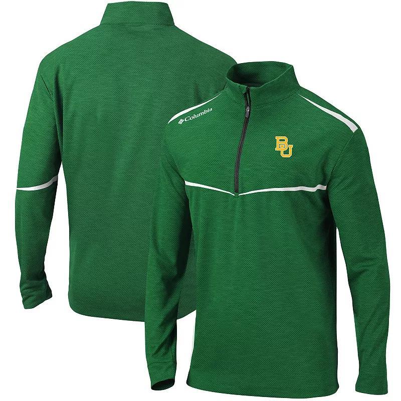 Mens Columbia Green Baylor Bears Scorecard Quarter-Zip Jacket Product Image