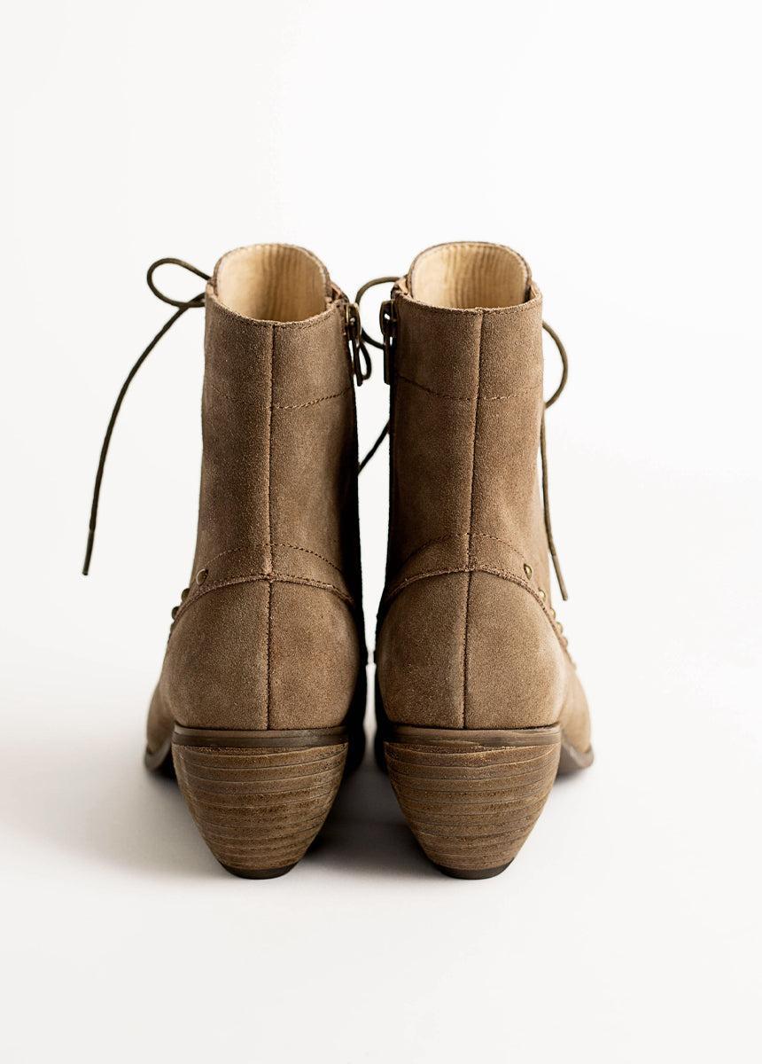 Virginia Boot in Brown Suede Product Image