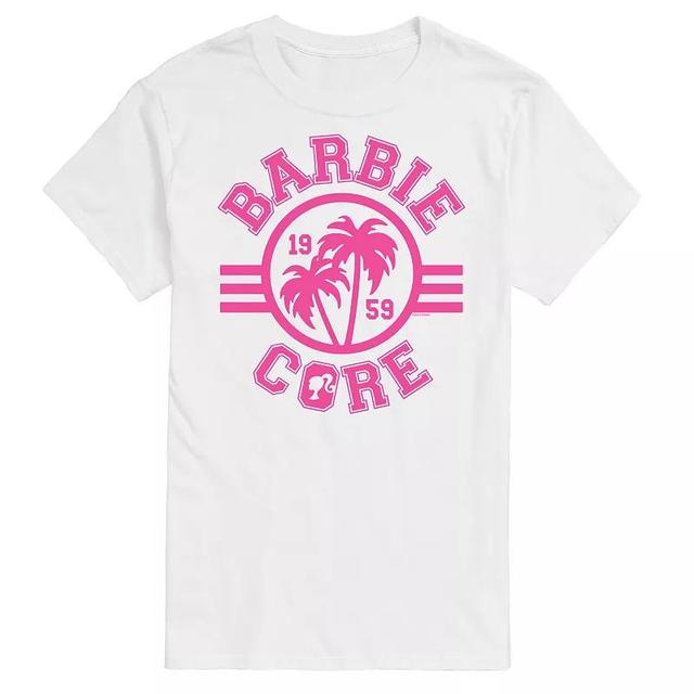 Mens Barbie Barbiecore Collegiate Graphic Tee Product Image