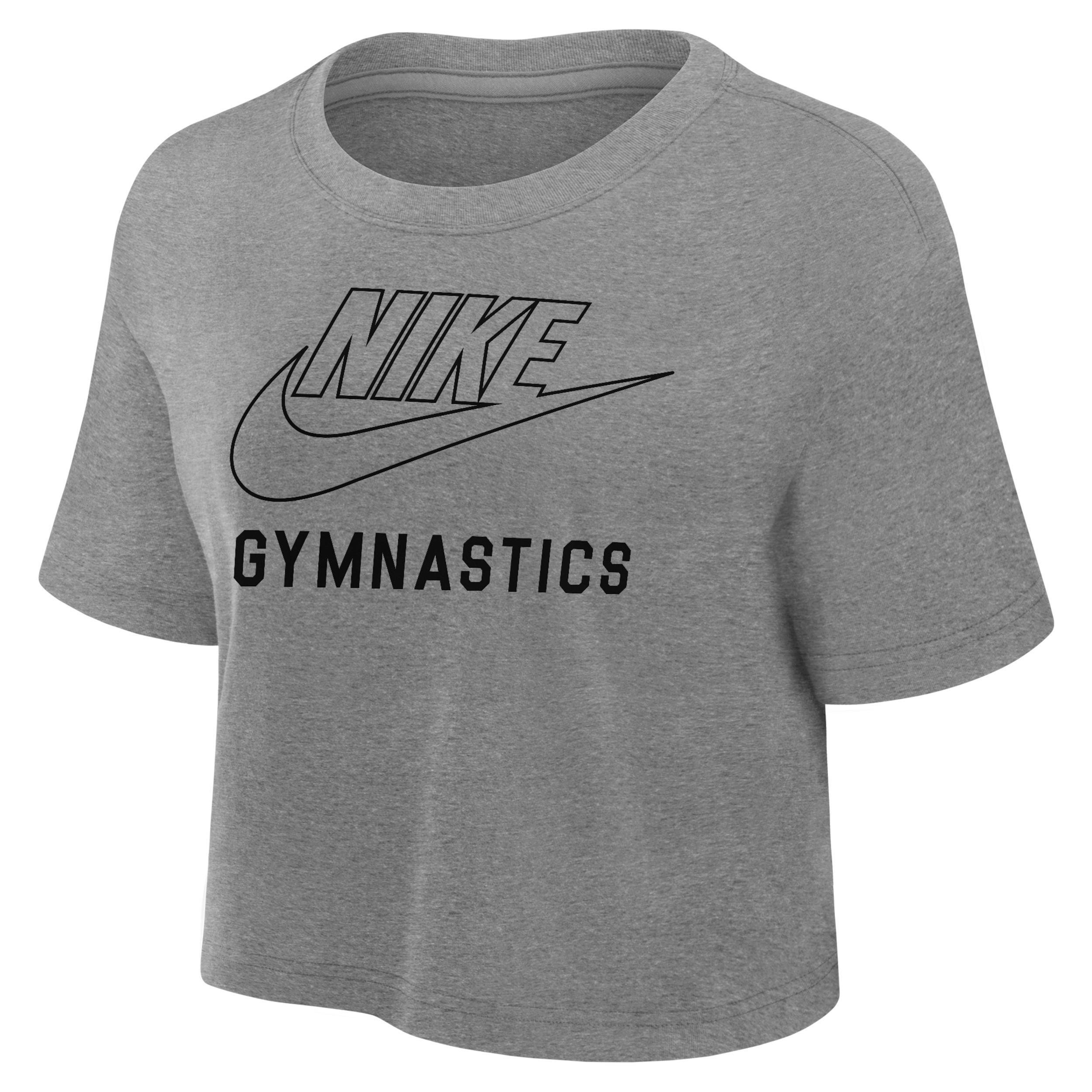 Nike Women's Swoosh Gymnastics Cropped T-Shirt Product Image