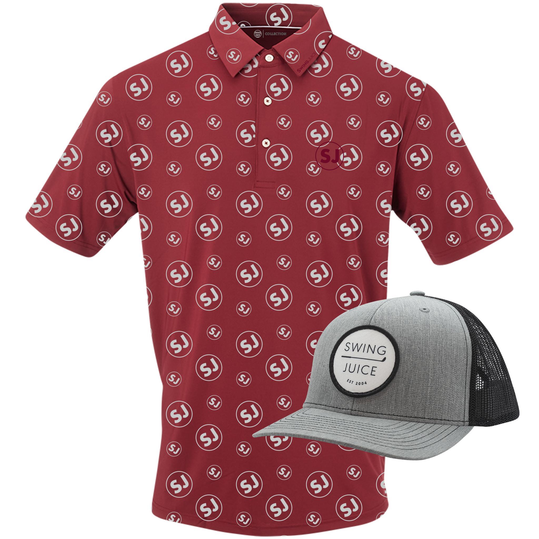 SwingJuice Men's Golf Polo - Circle SJ Product Image