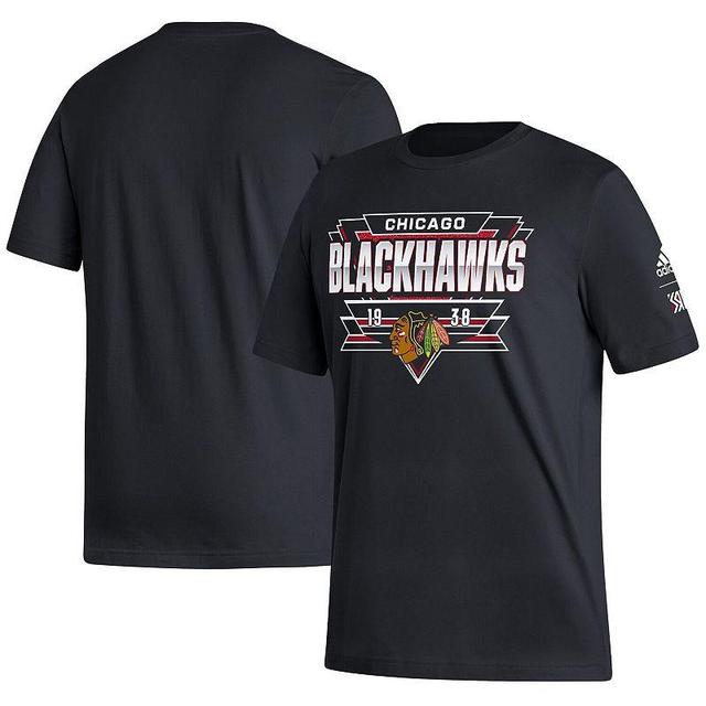 Mens adidas Black Vegas Golden Knights Reverse Retro 2.0 Fresh Playmaker T-Shirt Product Image