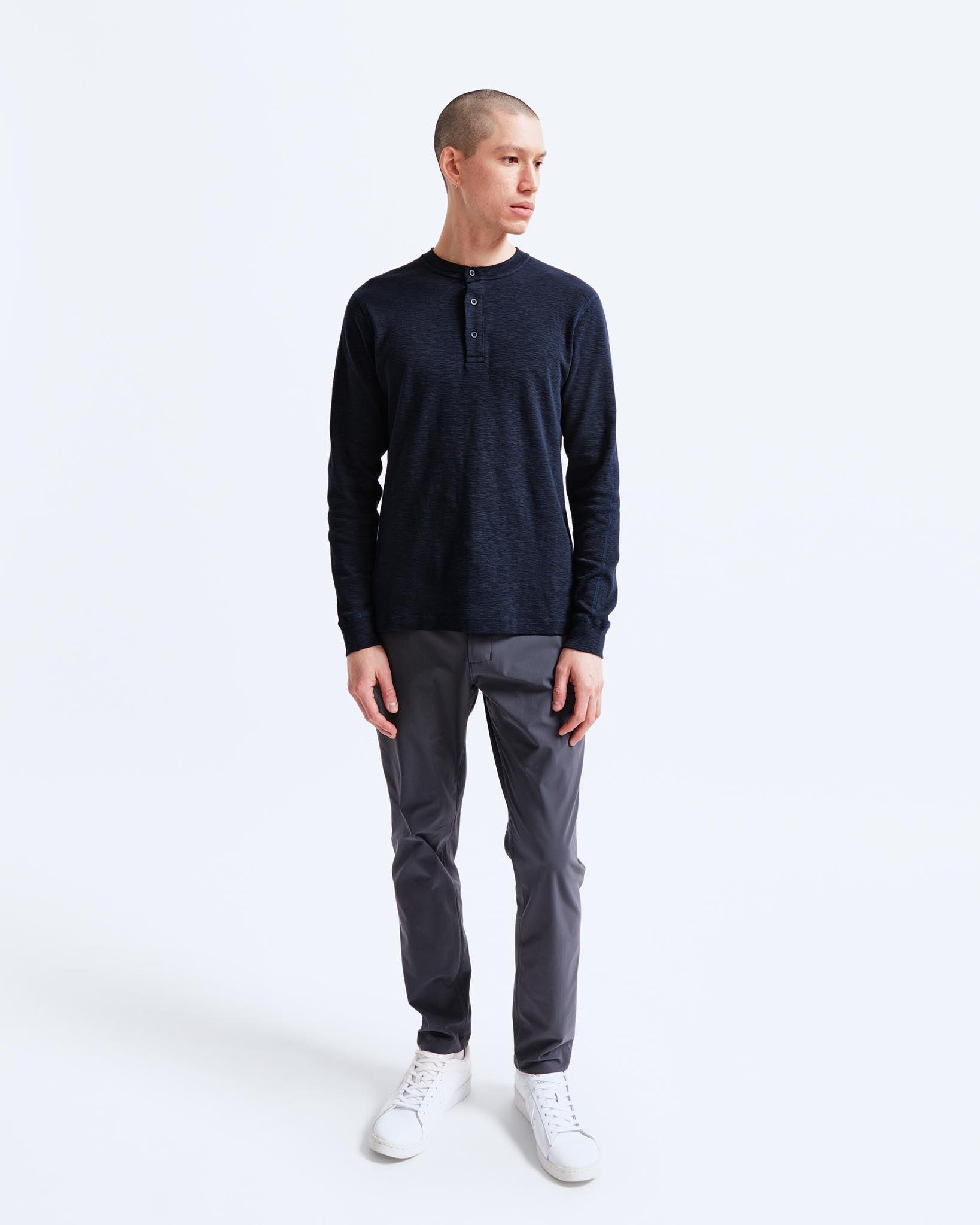 1x1 Slub Henley Male Product Image