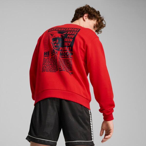 PUMA Media Day Basketball Men's Crew Sweatshirt Product Image