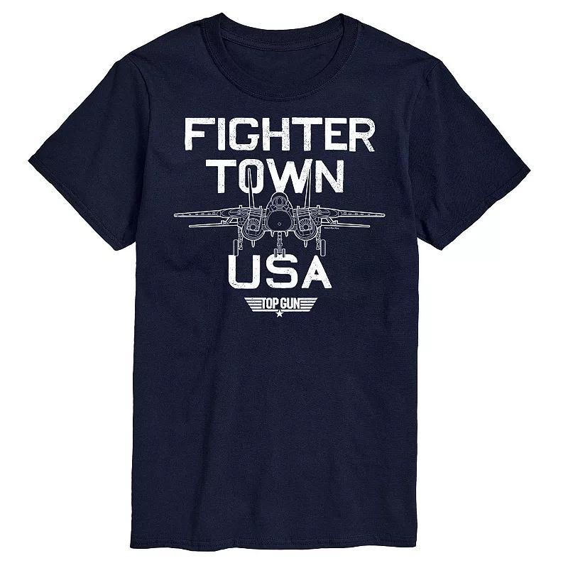 Big & Tall Top Gun Fighter Town Tee, Mens Product Image