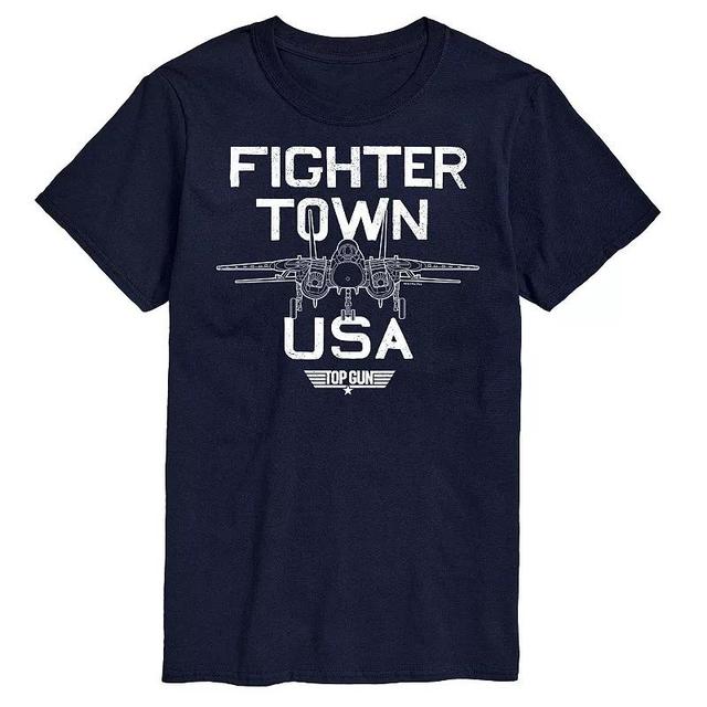 Mens Top Gun Fighter Town Tee Product Image