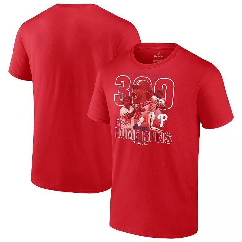 Mens Fanatics Branded Bryce Harper Philadelphia Phillies 300th Career Home Run T-Shirt Product Image