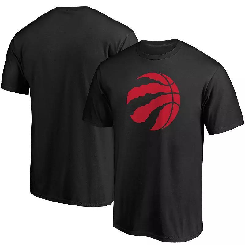 Mens Fanatics Branded Black Toronto Raptors Primary Team Logo T-Shirt Product Image