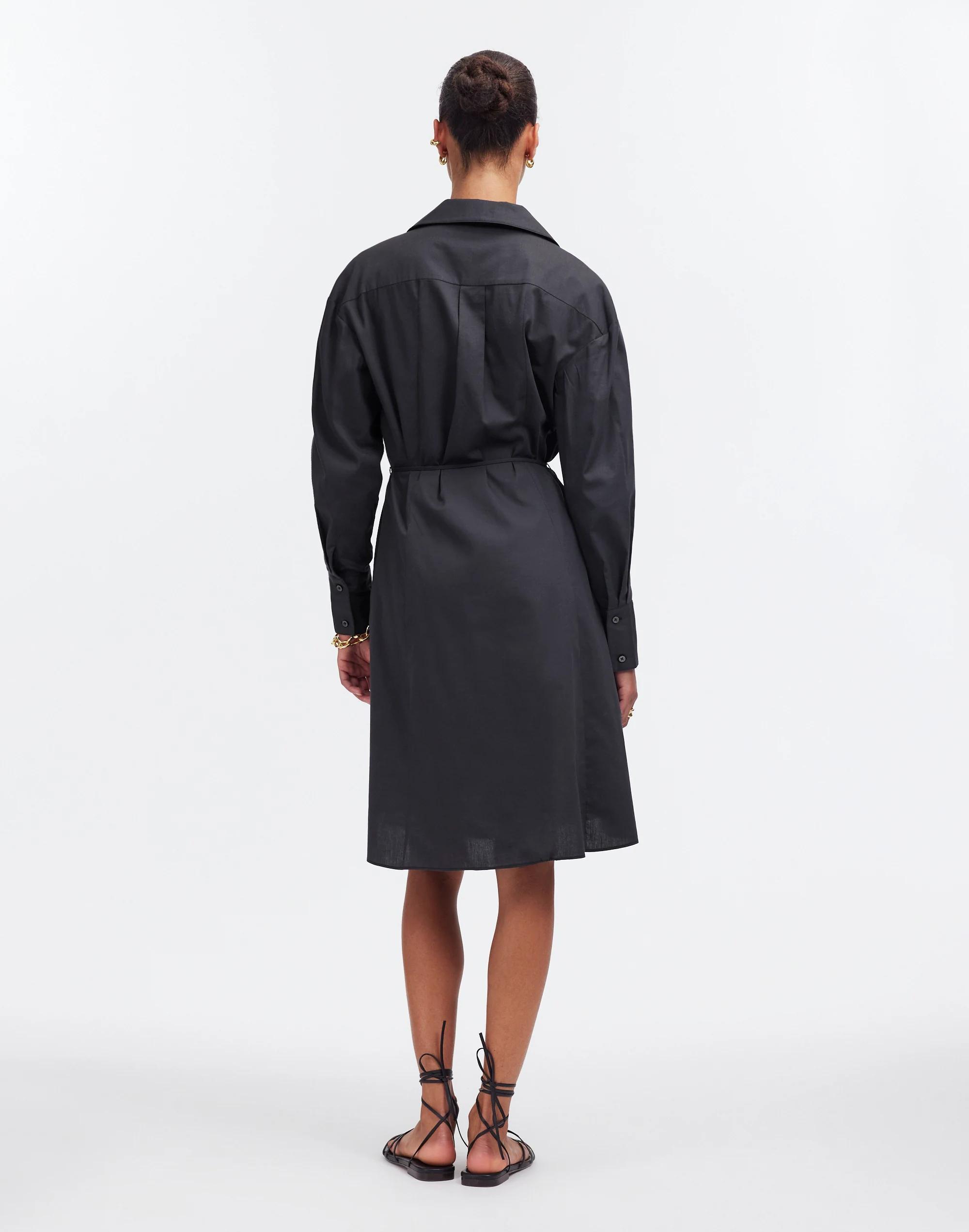 Belted Mini Shirtdress Product Image