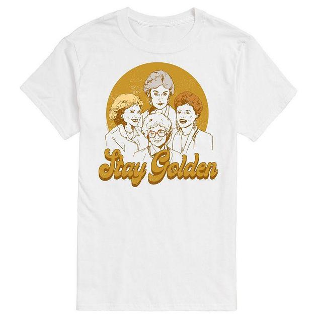 Mens Golden Girls Stay Golden Tee White Product Image