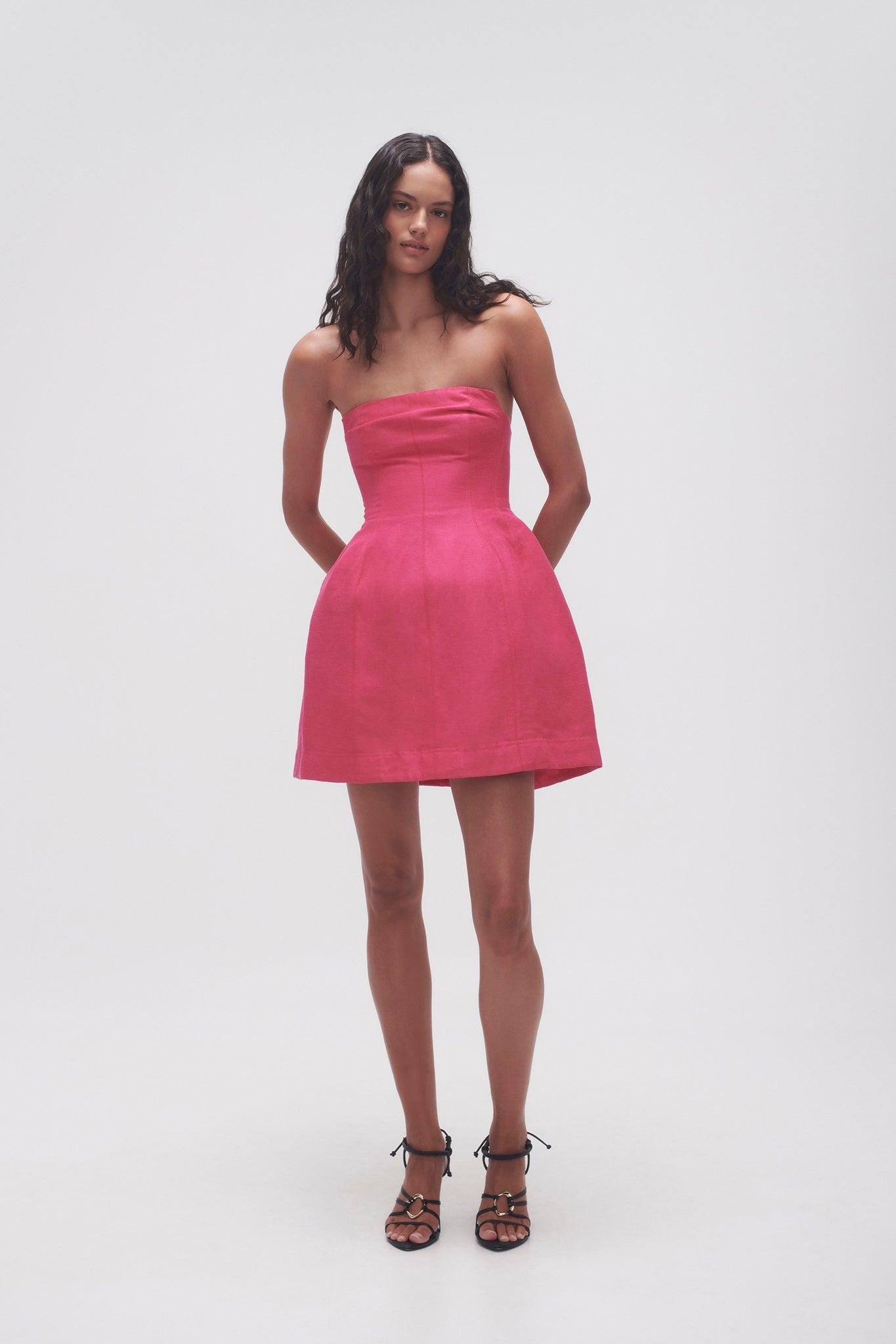 Baret Strapless Mini Dress Product Image